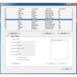 Machines & People - People Window - Windows Version